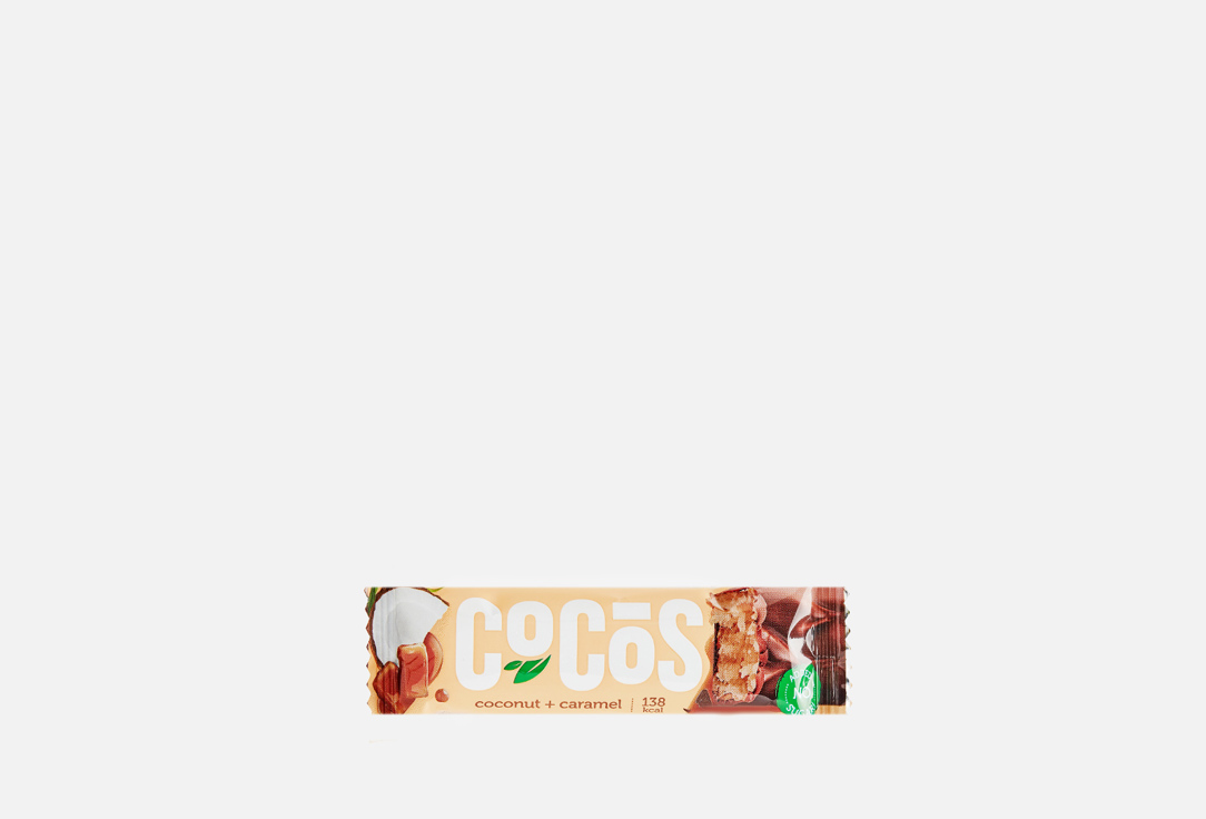 Батончик глазированный FITNESSHOCK COCOS Coconut-caramel 1 шт батончик fitnesshock chocolate hazelnut bar with caramel 1