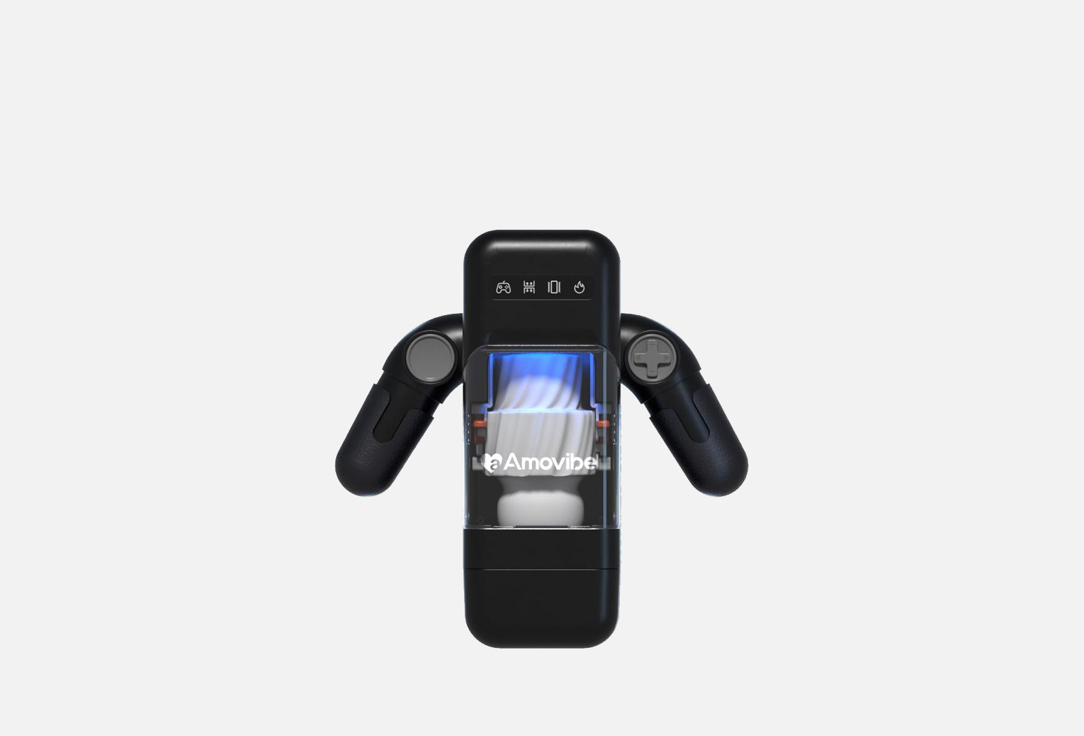 Изображение товара Робот-мастурбатор Amovibe Game Cup black с 10 режимами вибрации и нагревом