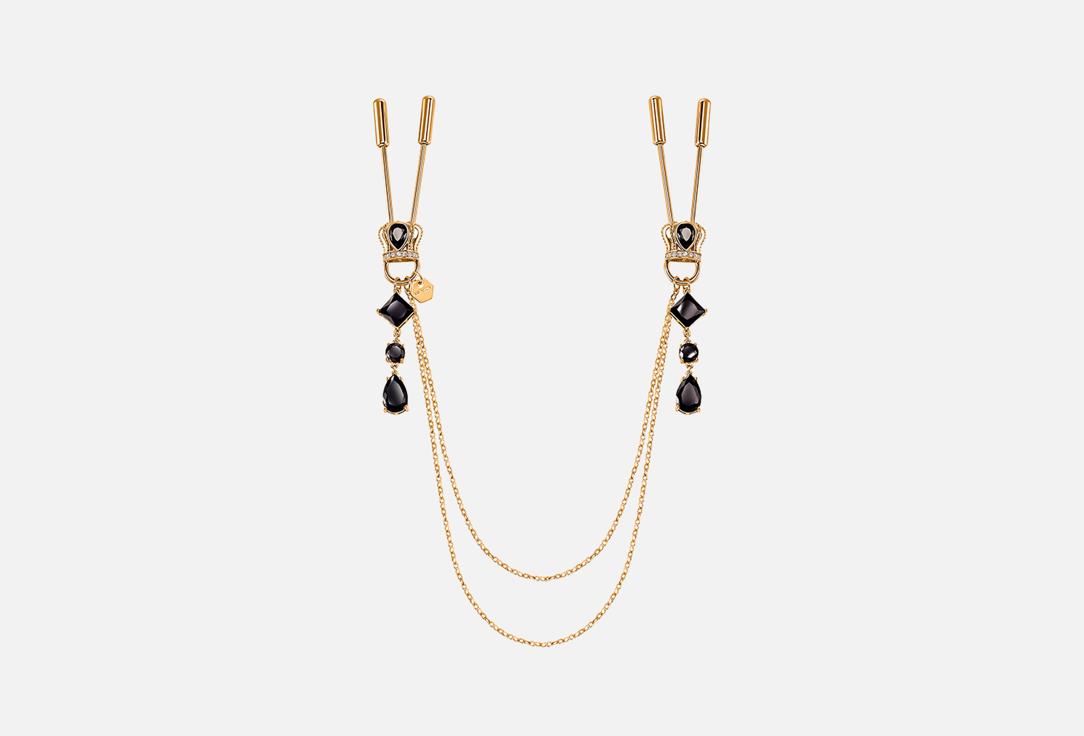 Изображение товара Зажимы для сосков UPKO Queen of the night золото ручная работа регулируемые