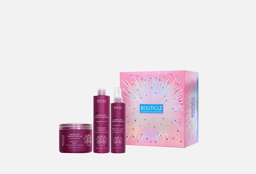 bouticle botox life therapy revival set Набор для волос BOUTICLE BOTOX LIFE THERAPY REVIVAL 3 шт
