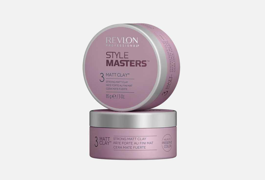 матирующая Глина для волос REVLON PROFESSIONAL STYLE MASTERS 85 мл воск для волос текстурирующий revlon style masters creator fiber wax 85 мл