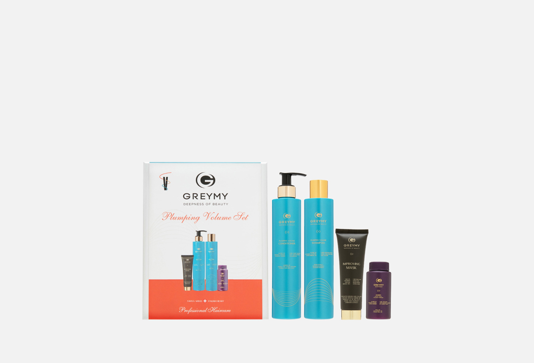 

Набор для уплотнения и обьема волос GREYMY, PLUMPING VOLUME SET 4 шт