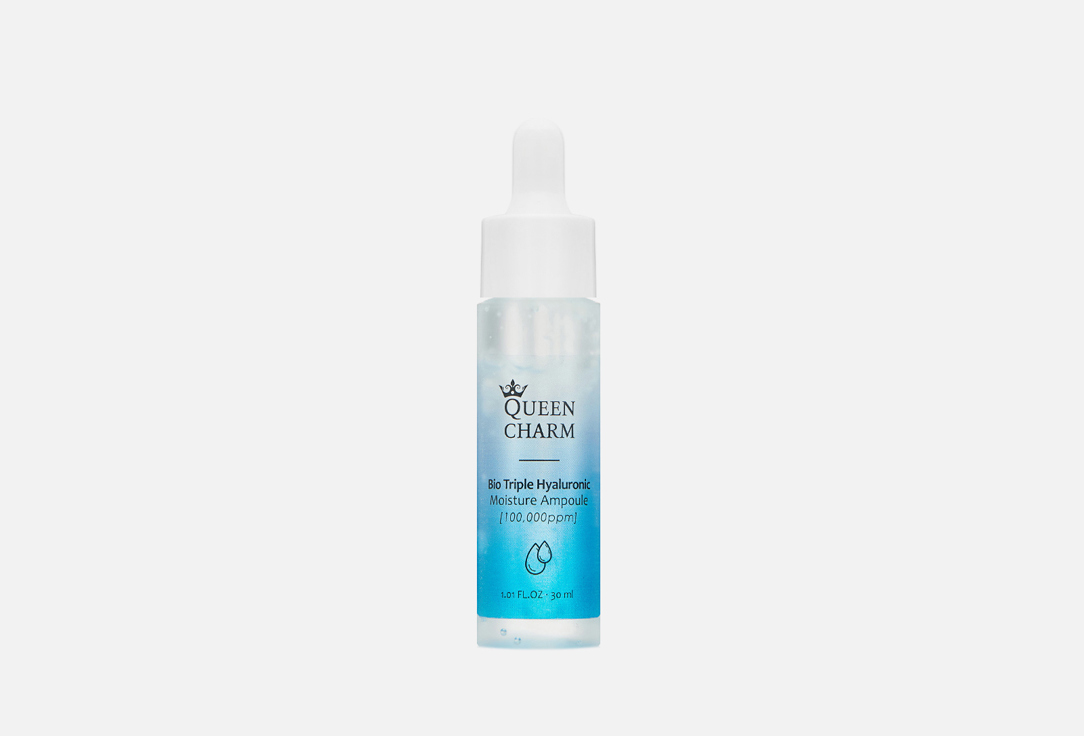 Изображение товара Увлажняющая ампульная сыворотка для лица Queencharm hyaluronic acid