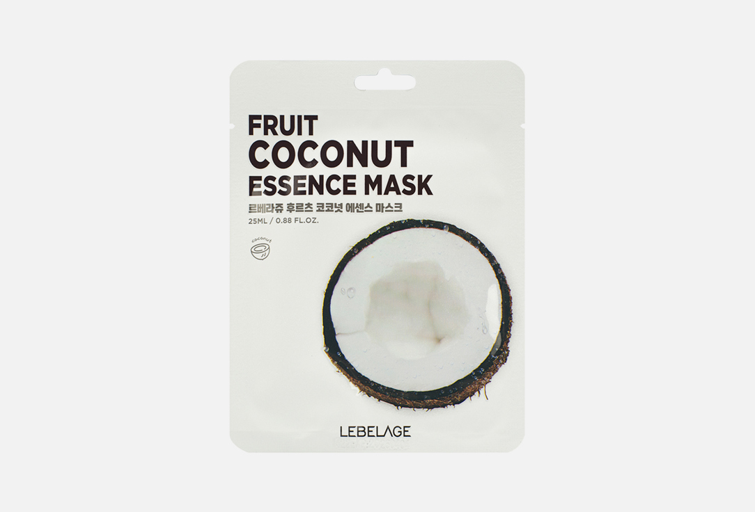 Тканевая маска для лица LEBELAGE Coconut 1 шт