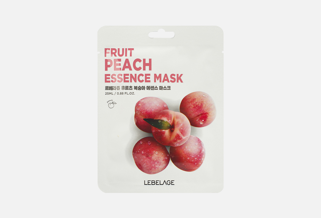 Тканевая маска для лица Lebelage Peach 