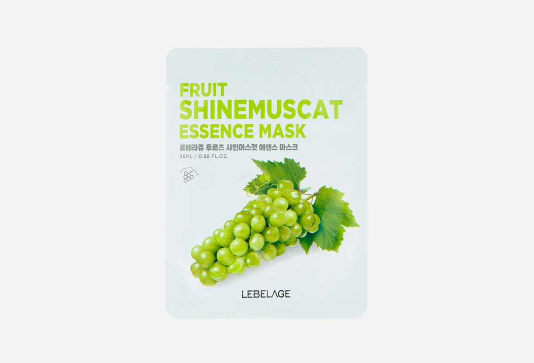 

Тканевая маска для лица LEBELAGE, Shinemuscat 1 шт