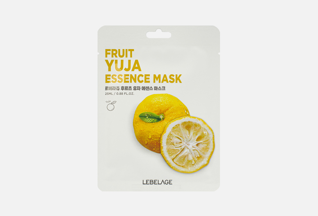 

Тканевая маска для лица LEBELAGE, Yuja 1 шт