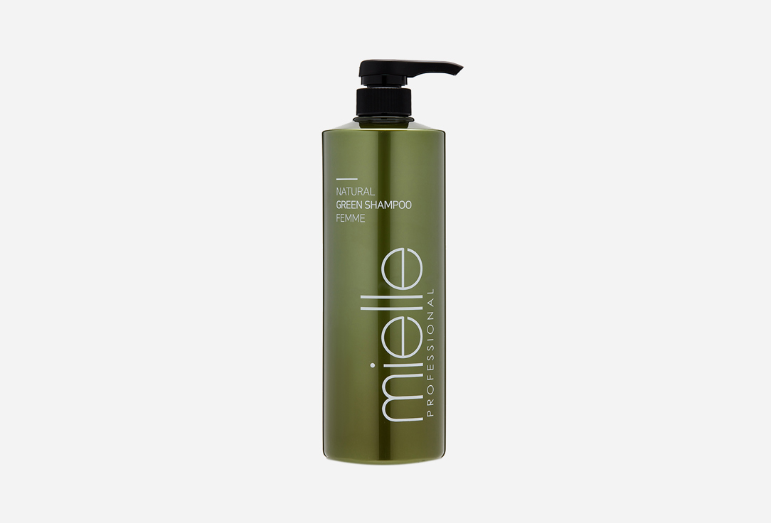 Освежающий шампунь для волос Mielle Natural Green Shampoo Femme 