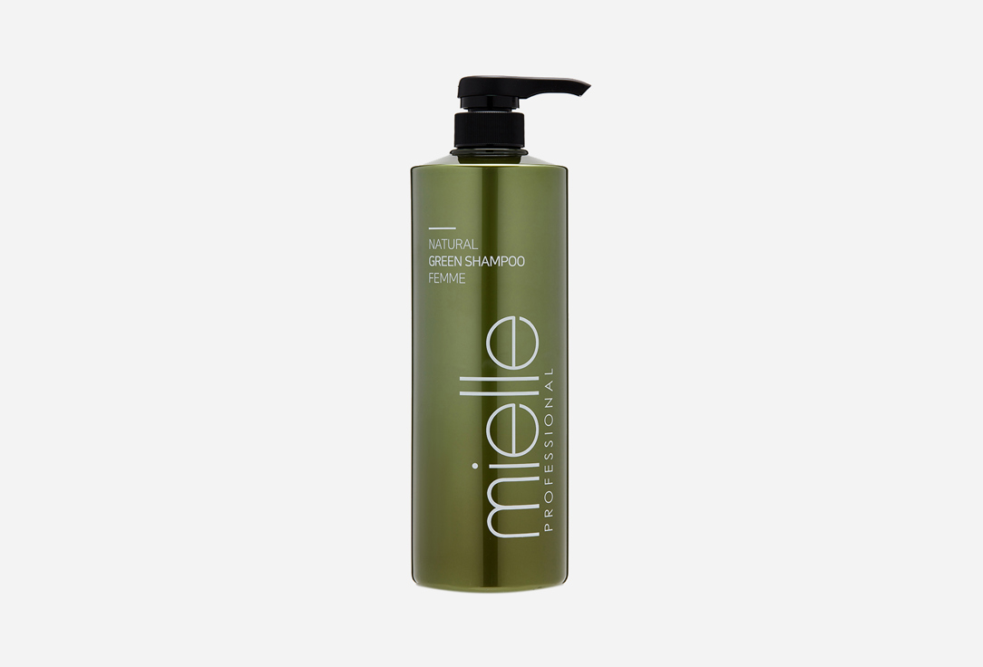 Освежающий шампунь для волос MIELLE Natural Green Shampoo Femme 1 л
