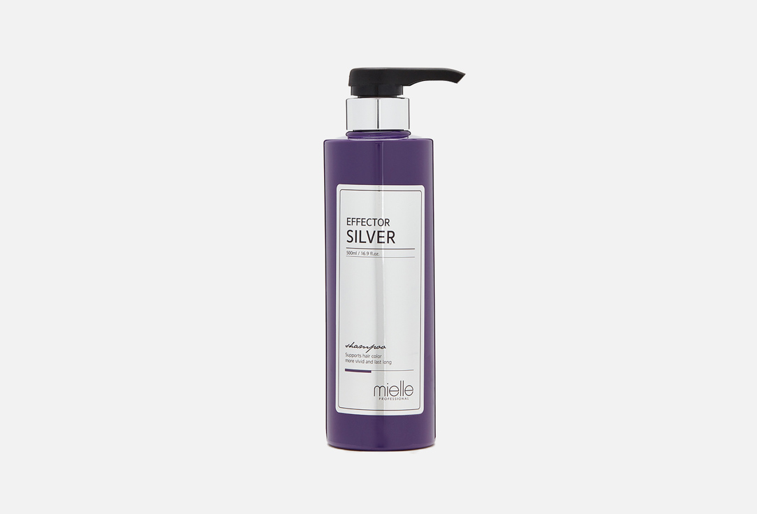 цена Шампунь для осветленных волос MIELLE Effector Silver Shampoo 500 мл