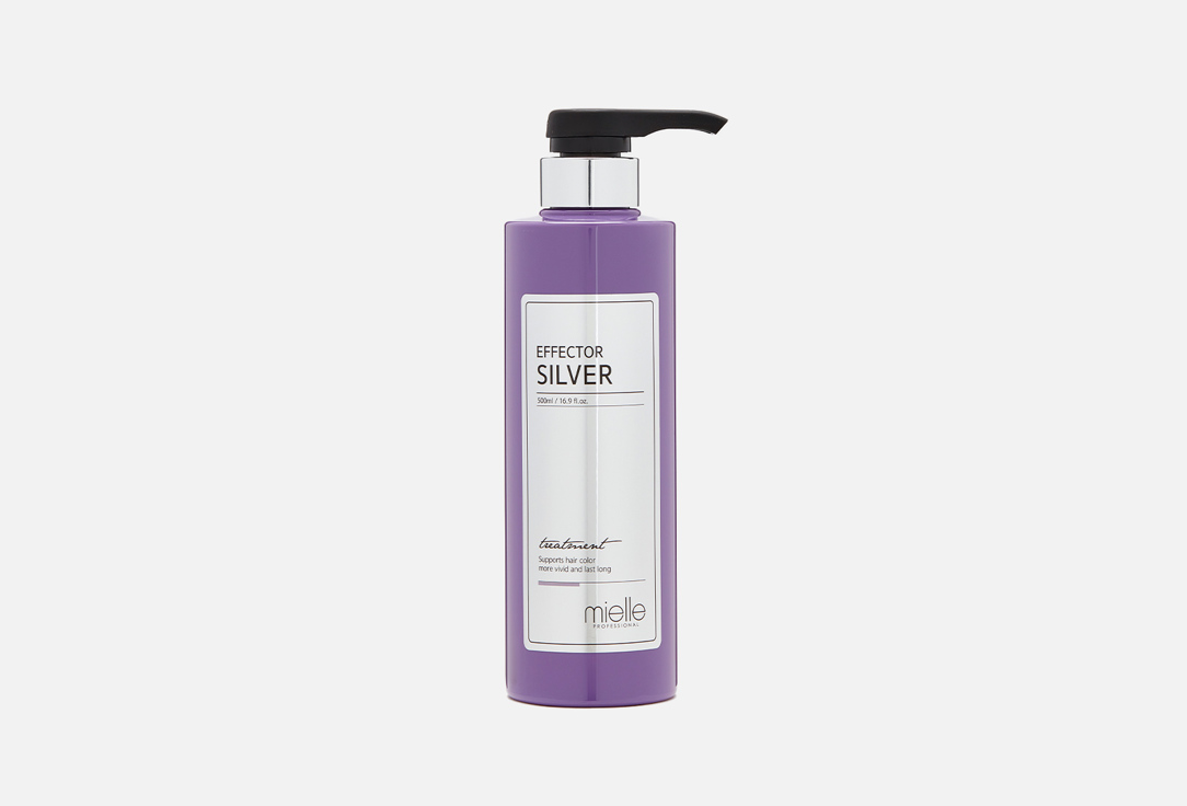 цена Бальзам для осветленных волос MIELLE Effector Silver Treatment 500 мл