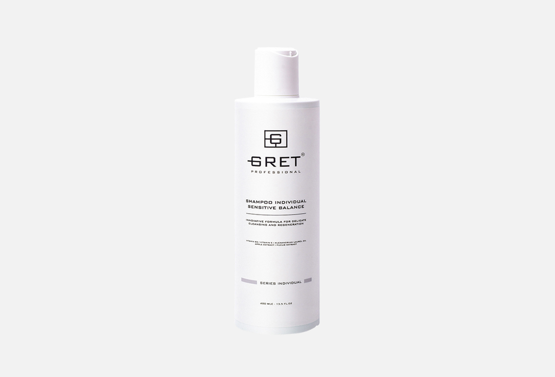 шампунь для чувствительной кожи головы GRET PROFESSIONAL Individual Sensitive Balance 400 мл