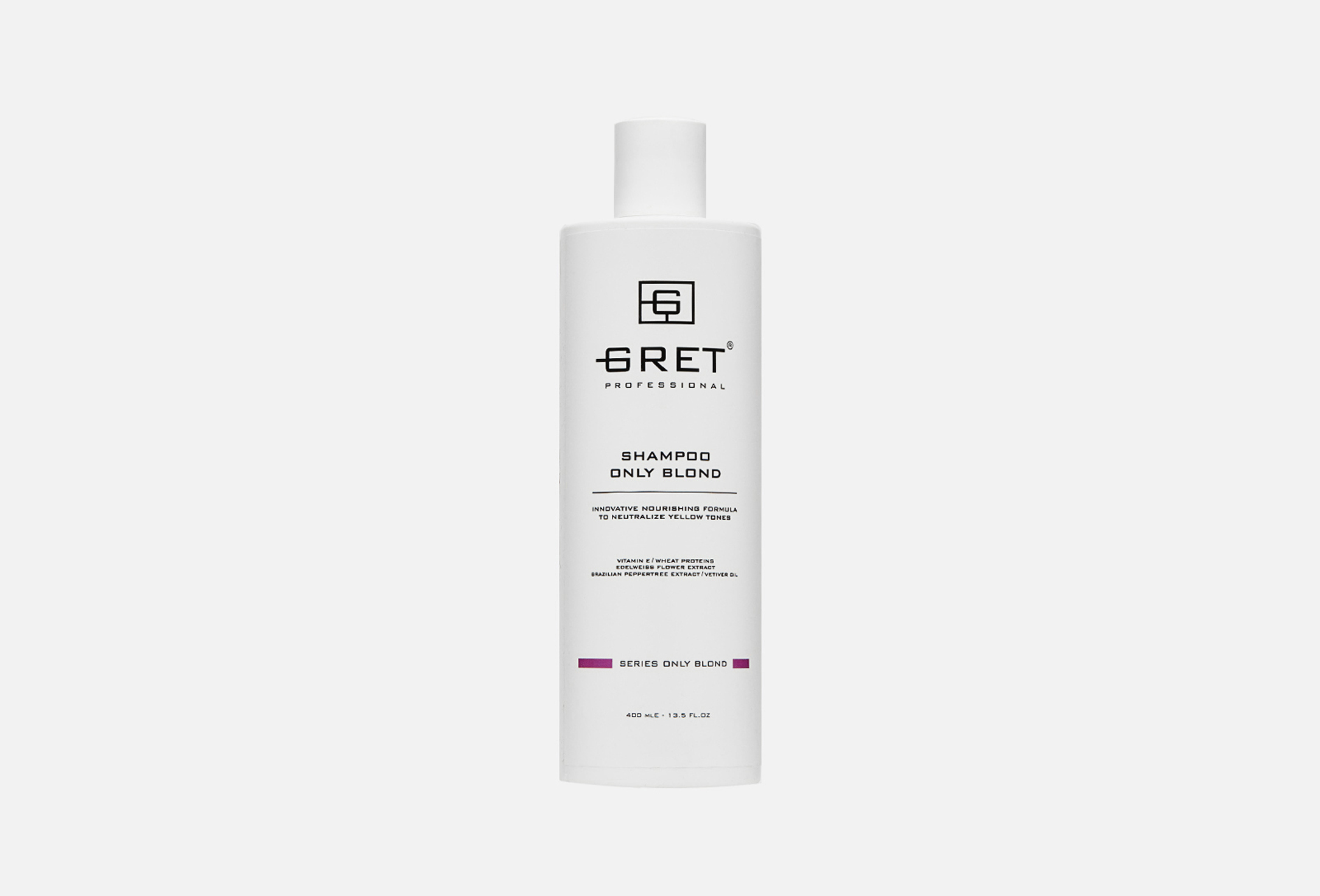 GRET PROFESSIONAL Шампунь для нейтрализации желтизны Only Blond 400 мл ...