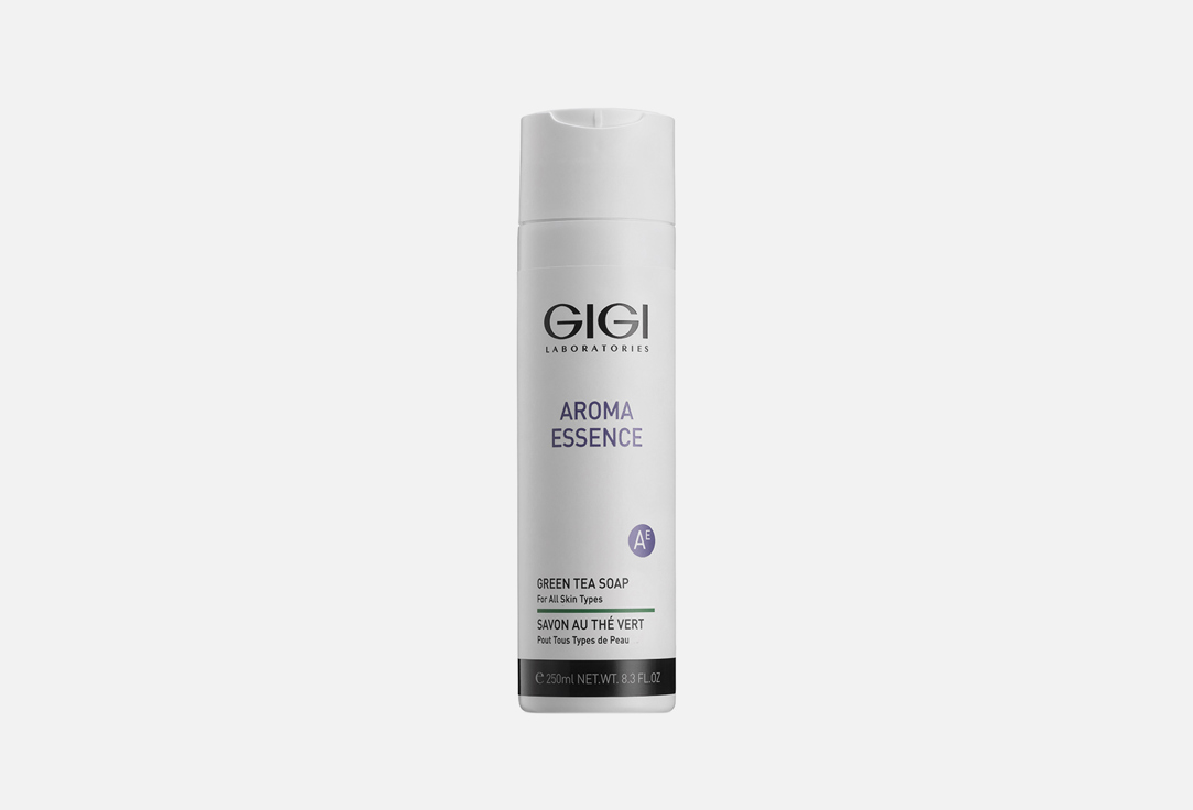 Жидкое мыло для лица GIGI Aroma Essence Green Tea Soap 250 мл мыло жидкое для умывания gigi мыло для глубокого очищения acnon