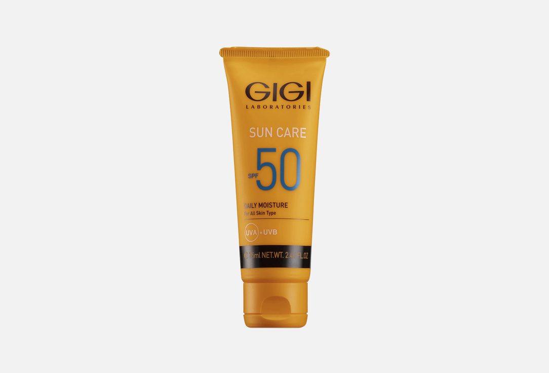 крем для лица gigi крем увлажняющий gigi solar energy moisturizer Антивозрастной крем для лица SPF 50 GIGI Sun Care Daily Moisture 75 мл