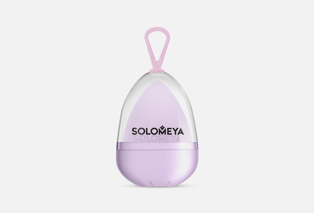 Косметический спонж для макияжа Solomeya Color Changing blending sponge 