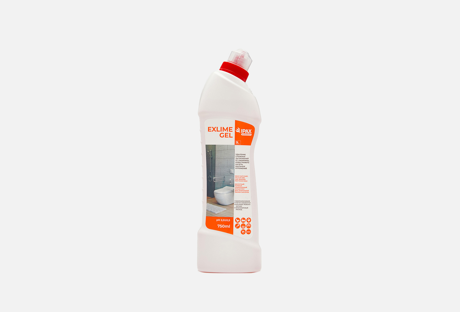 IPAX Средство для мытья сантехники и удаления ржавчины exlime gel 750 ...