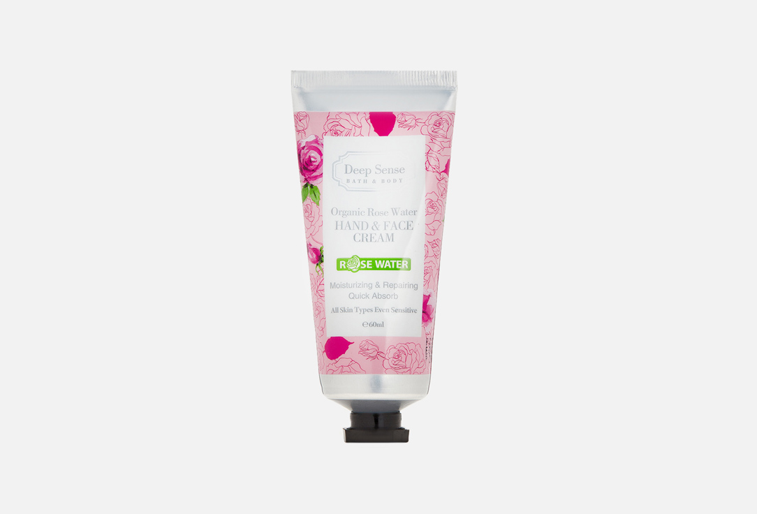 

Крем для рук и лица DEEP SENSE, Organic rose water 60 мл