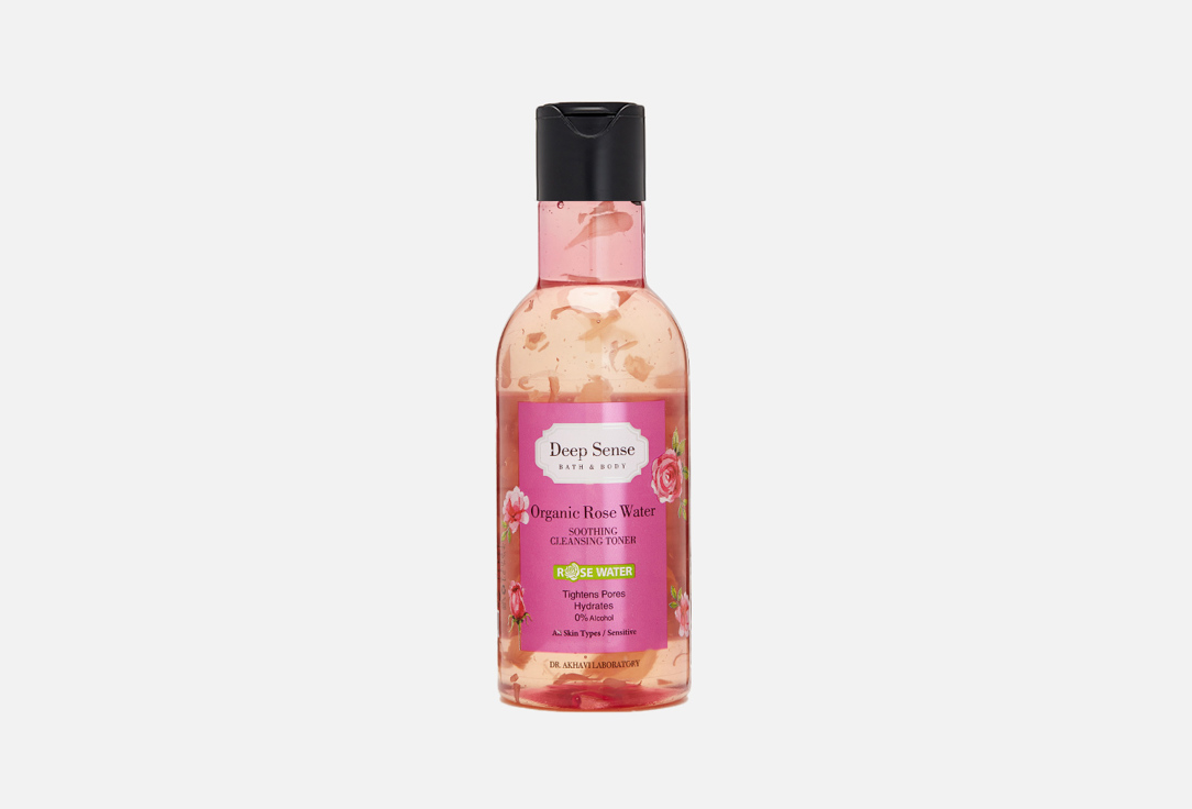 

Очищающий тоник для лица DEEP SENSE, Organic rose water 160 мл
