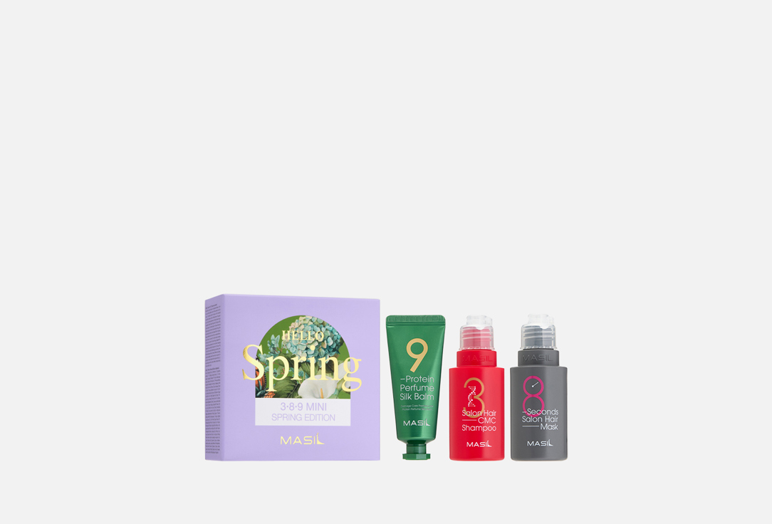 Изображение товара Масилин набор миниатюр для восстановления ухода за волосами Spring Edition