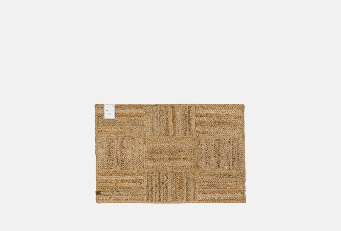 Коврик прямоугольный BY wood fiber brown 60x90 cm 