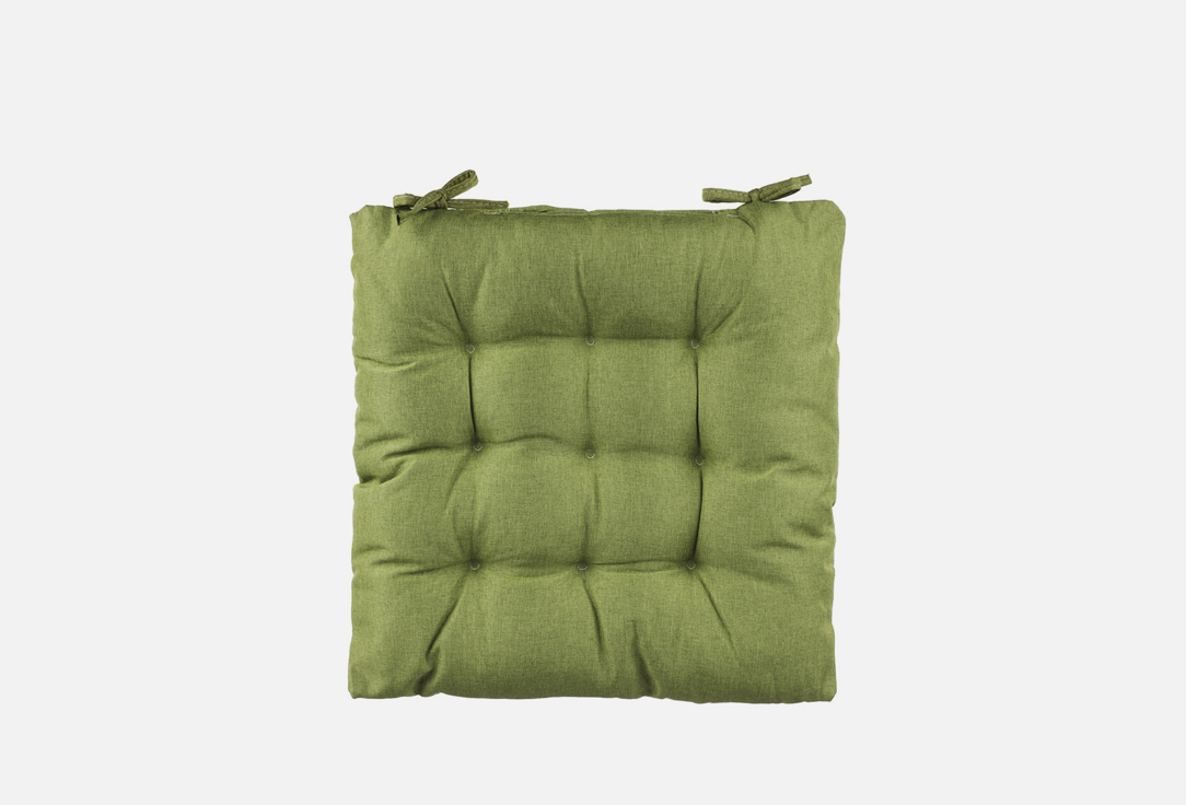 Подушка на стул PROVANCE Polyester green 40x40 cm 1 шт фотографии