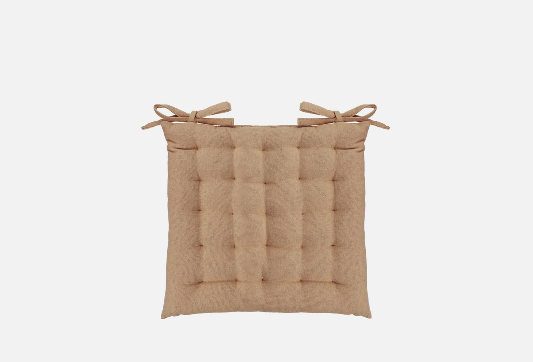 Подушка на стул BY Cotton beige 38x38 cm 1 шт подушка на стул коллекция стеганная бежевая 33х30 см