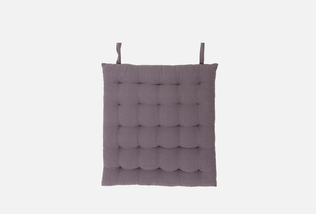 Подушка на стул PROVANCE cotton, gray, 38x38 см 