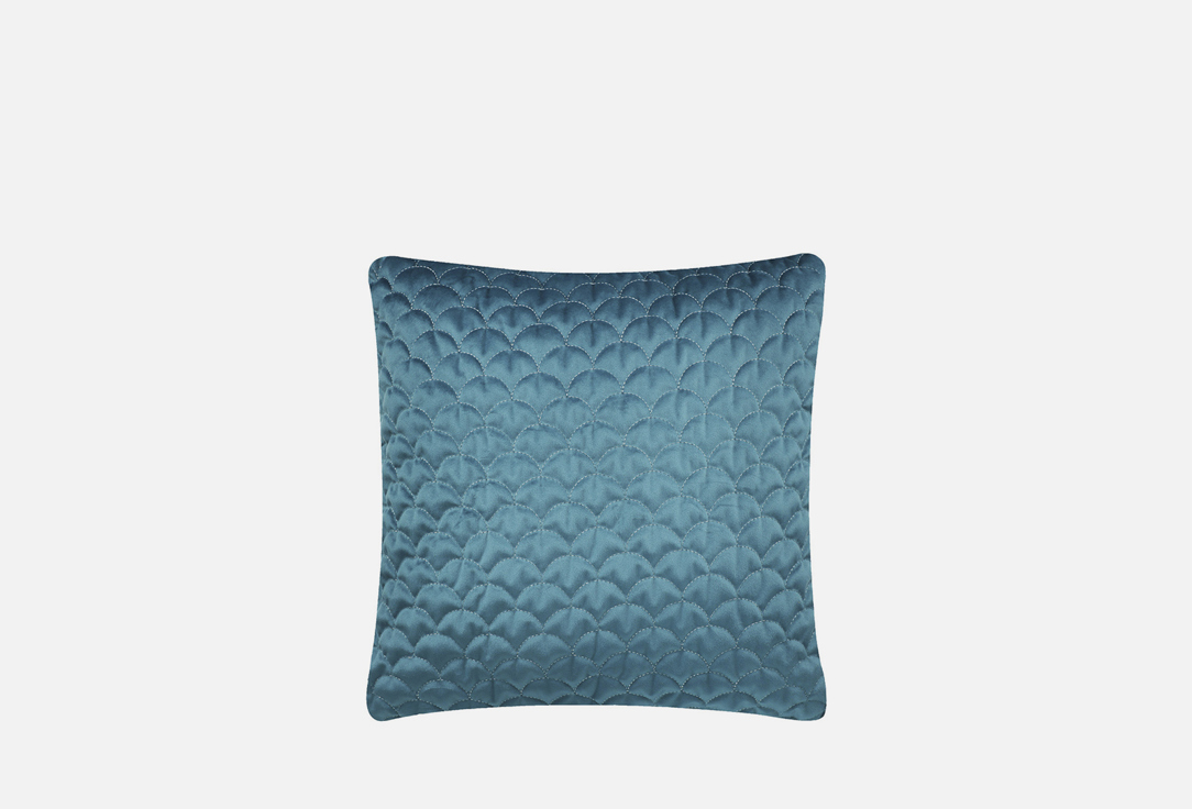 Чехол для подушки с кантом BY Бирюза, голубой, 50х50
