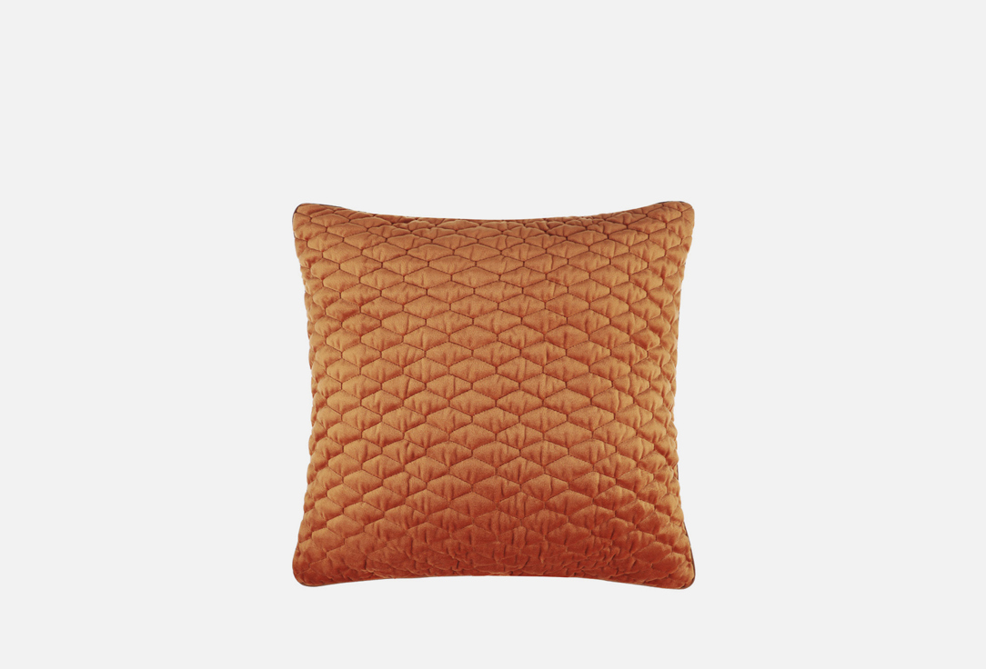 Чехол для подушки с кантом BY Терракота, оранжевый, 50х50