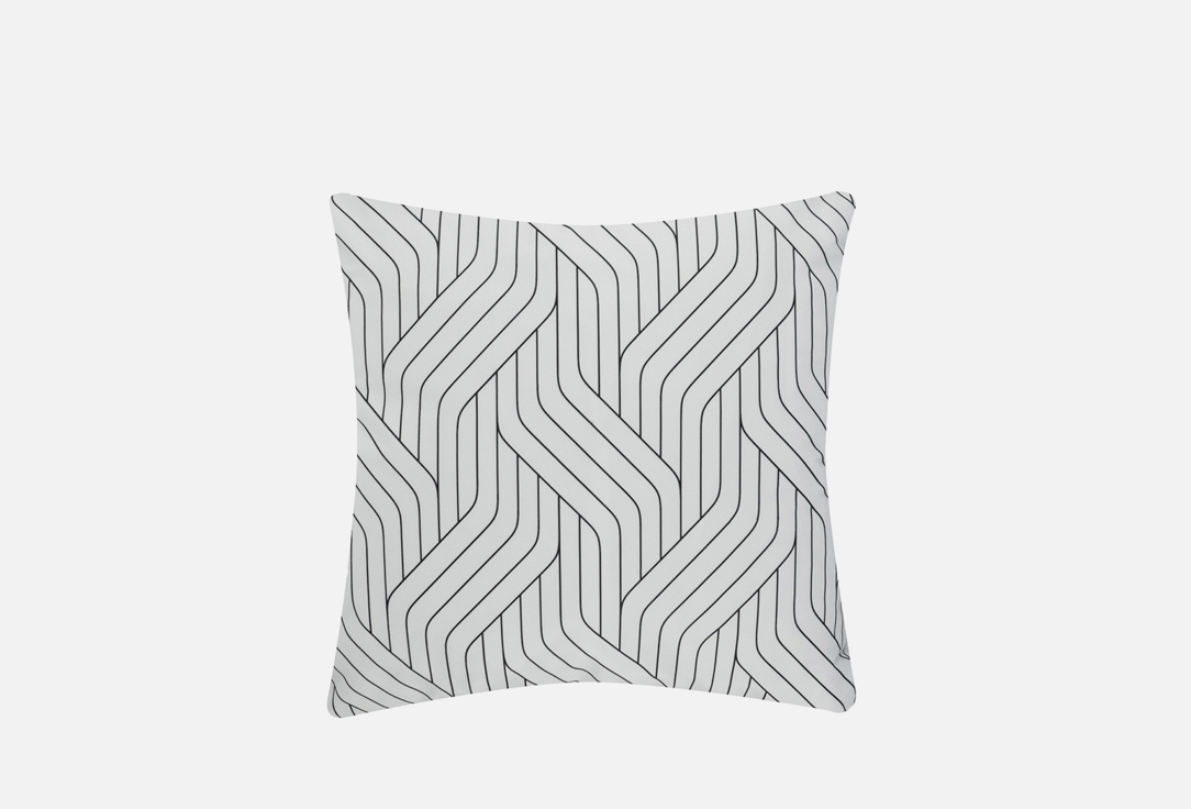 Чехол декоративный на подушку PROVANCE Scandinavian patterns white 40x40 cm 1 шт