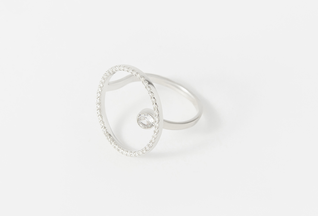Кольцо серебряное Pepela Jewelry сфера с фианитами 