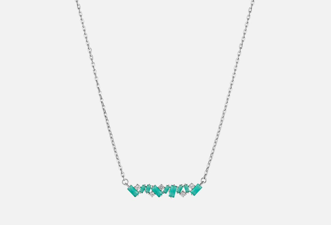 Изображение товара Колье цепь серебряная Pepela Jewelry с фианитами