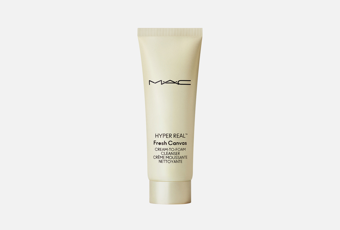 Увлажняющая крем - пенка для умывания MAC Hyper Real™ Fresh Canvas Cream-To-Foam Cleanser 