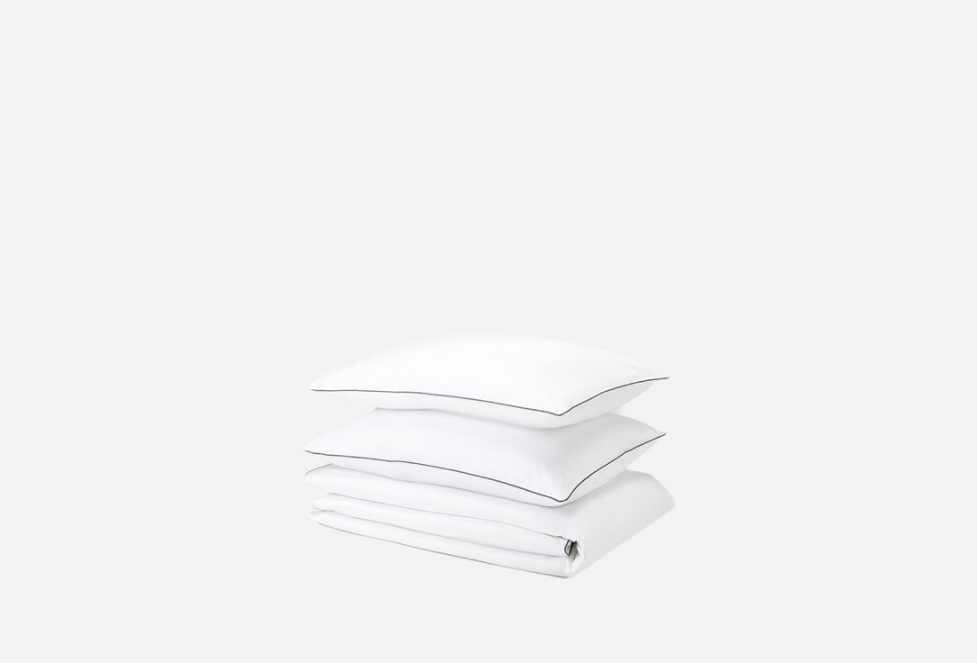 Комплект постельного белья SOFT SILVER Альпийский снег, Полутораспальный 1.5-спальный мл