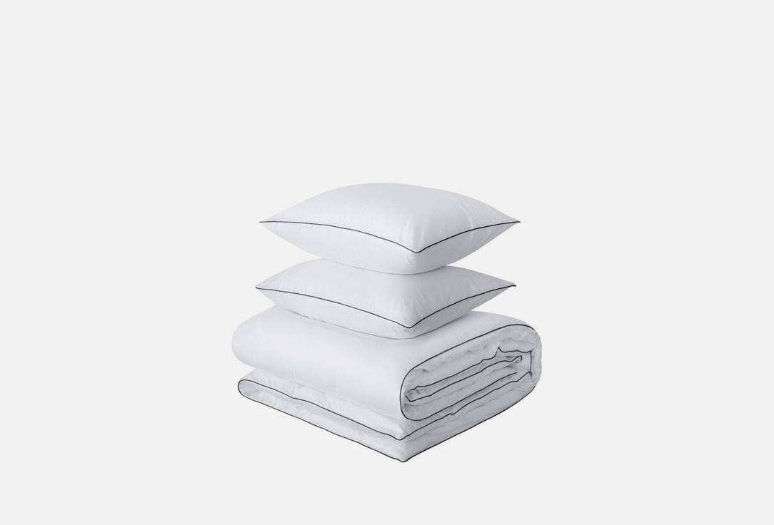 Комплект постельного белья SOFT SILVER Евро, Альпийский снег 1 шт набор полотенец soft silver альпийский снег 3 шт