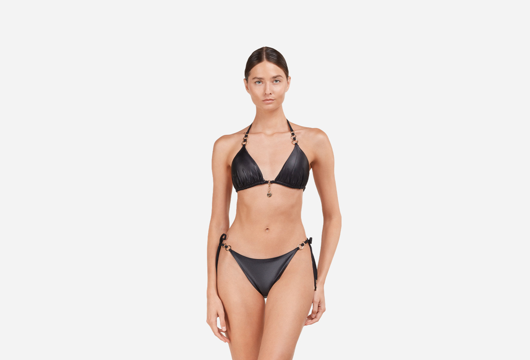 Изображение товара Купальник раздельный Balibikini Кольца чёрный шайн