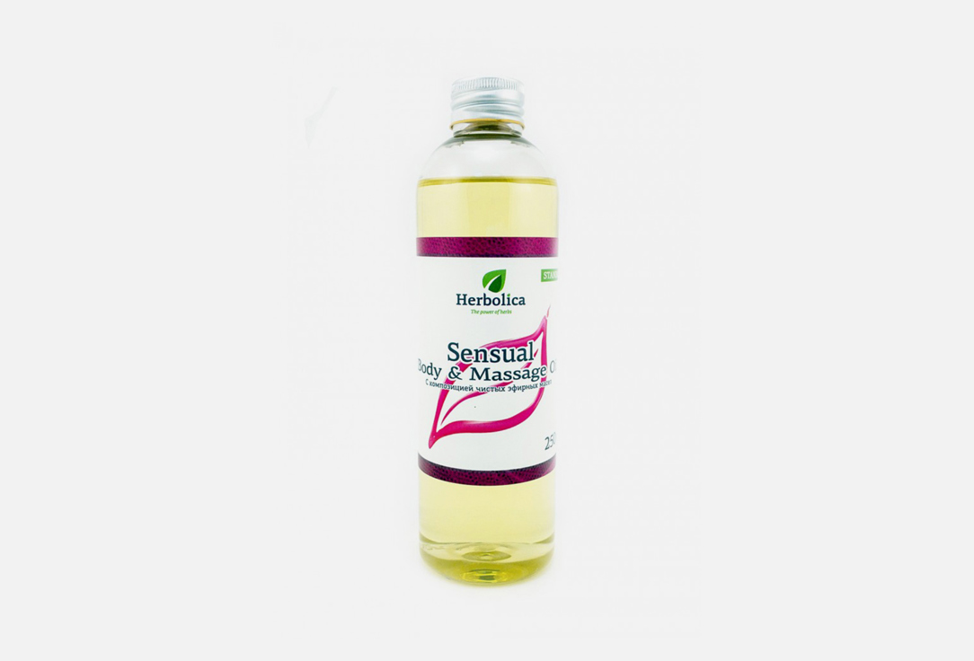 масло для тела oshun массажное масло sensual lemon Массажное масло для тела HERBOLICA Sensual 250 мл