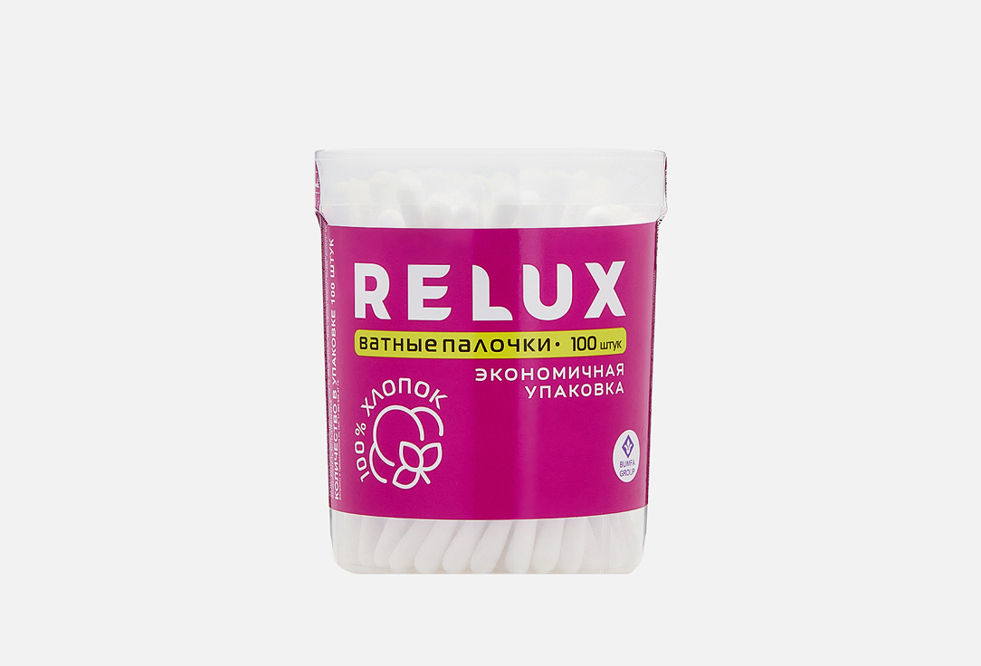 Изображение товара ватные палочки Relux Cotton swabs in a cylinder