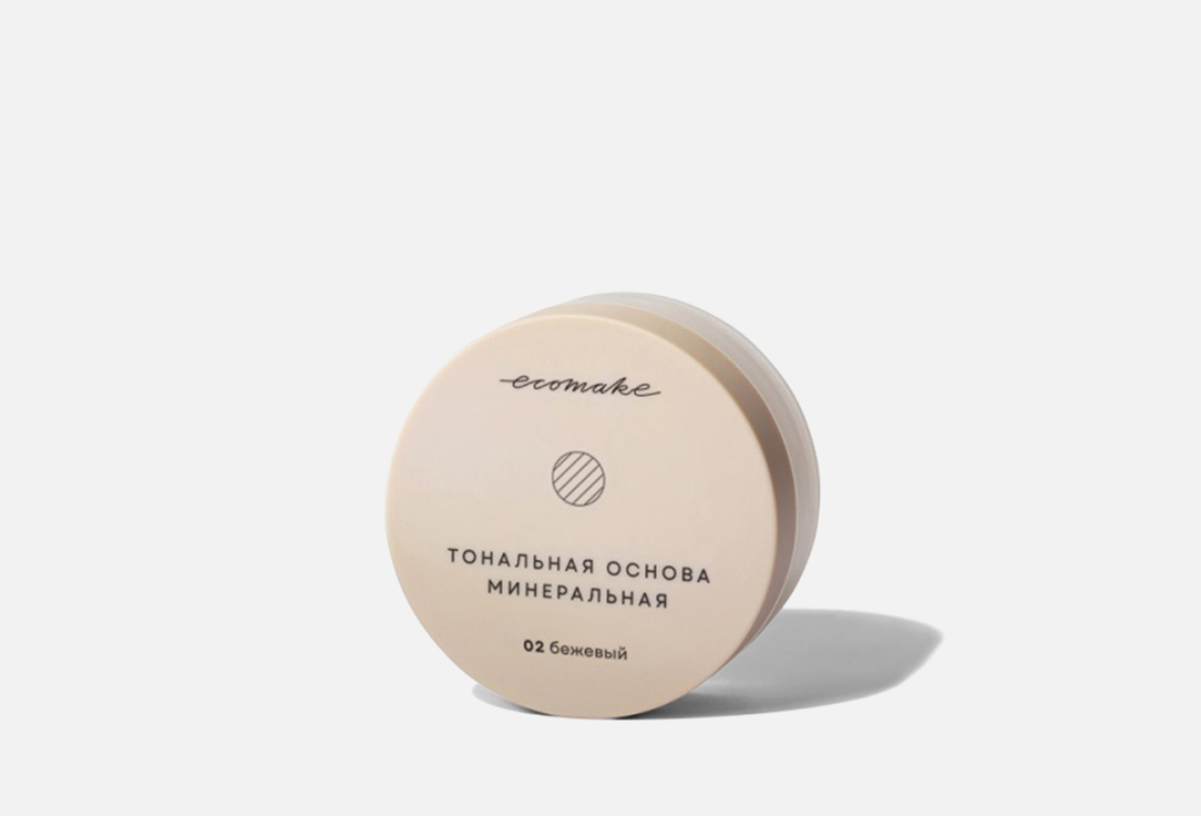 

минеральная Тональная основа ECOMAKE, Белый, Mineral foundation 7.5 мл