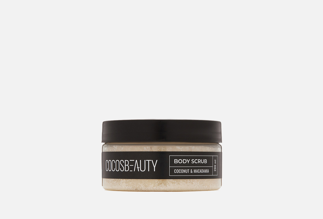 

Скраб для тела COCOSBEAUTY, Coconut&macadamia 200 мл