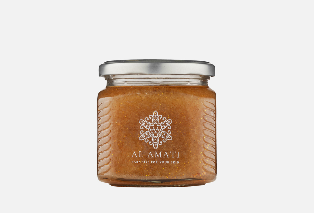 Разогревающий скраб для тела Al.Amati pecan extract 