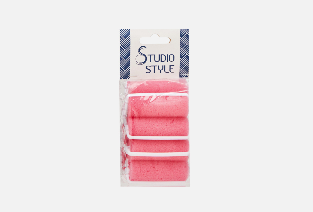 Изображение товара Мягкие бигуди для волос Studio Style 8 шт диаметр 25 мм безопасные и легкие