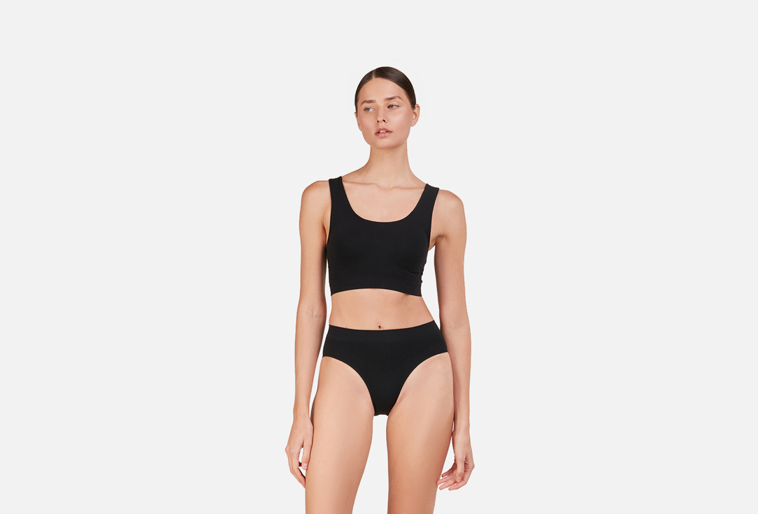 слипы с высокой посадкой BELLE YOU Perfect fit черные 3XL-4XL мл