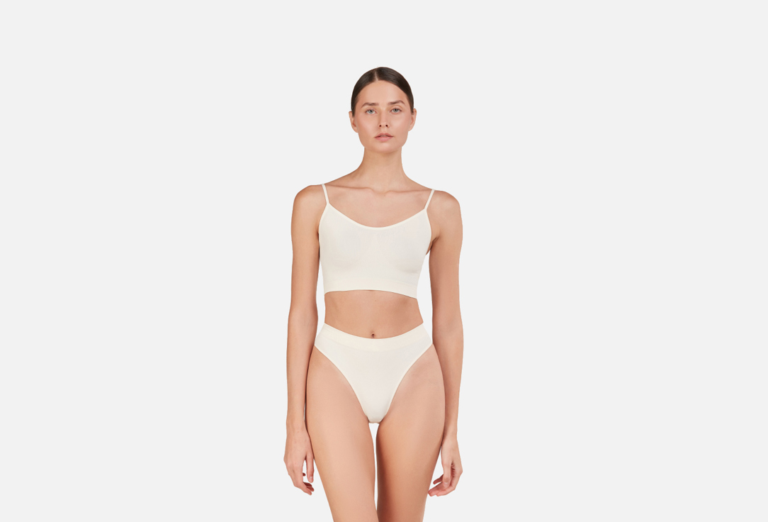 стринги с высокой посадкой BELLE YOU Perfect fit пломбир M-L мл
