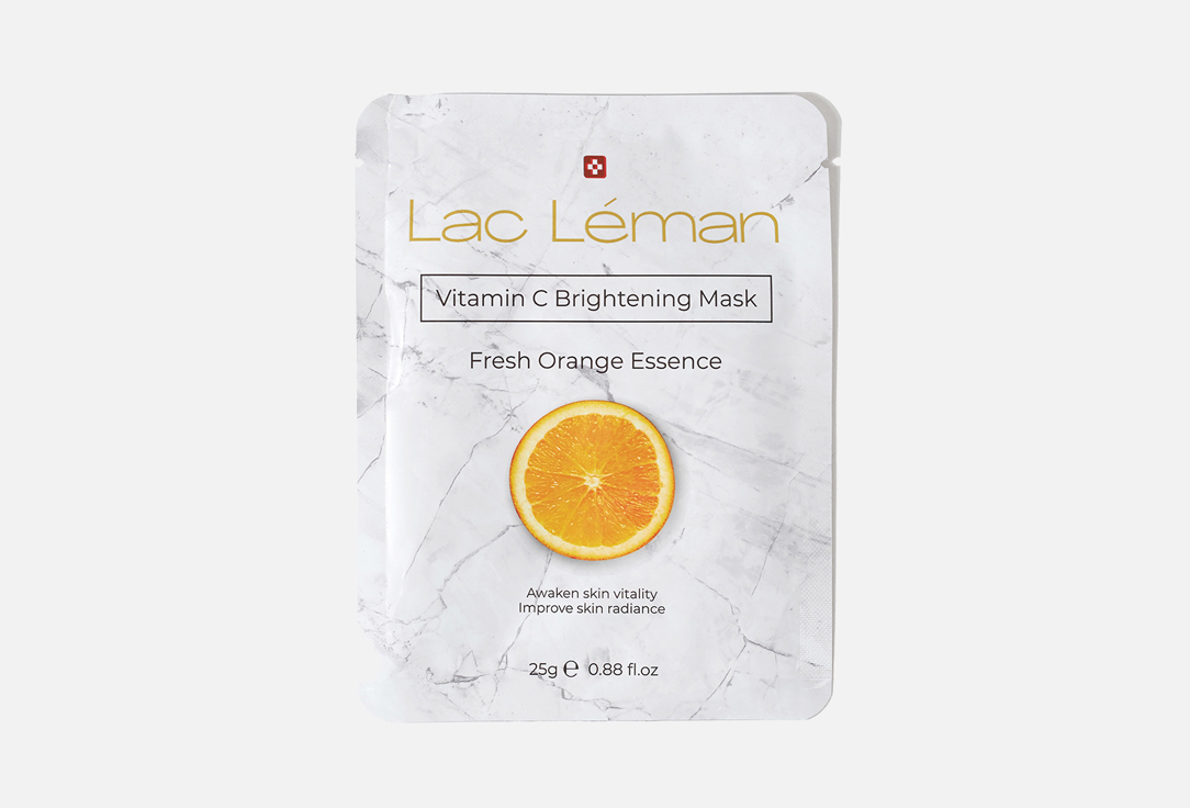 Осветляющая тканевая маска для лица Lac Leman Vitamin c 