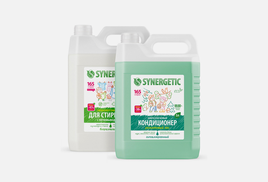 Изображение товара Набор для стирки Synergetic Реликтовый лес 2 в 1