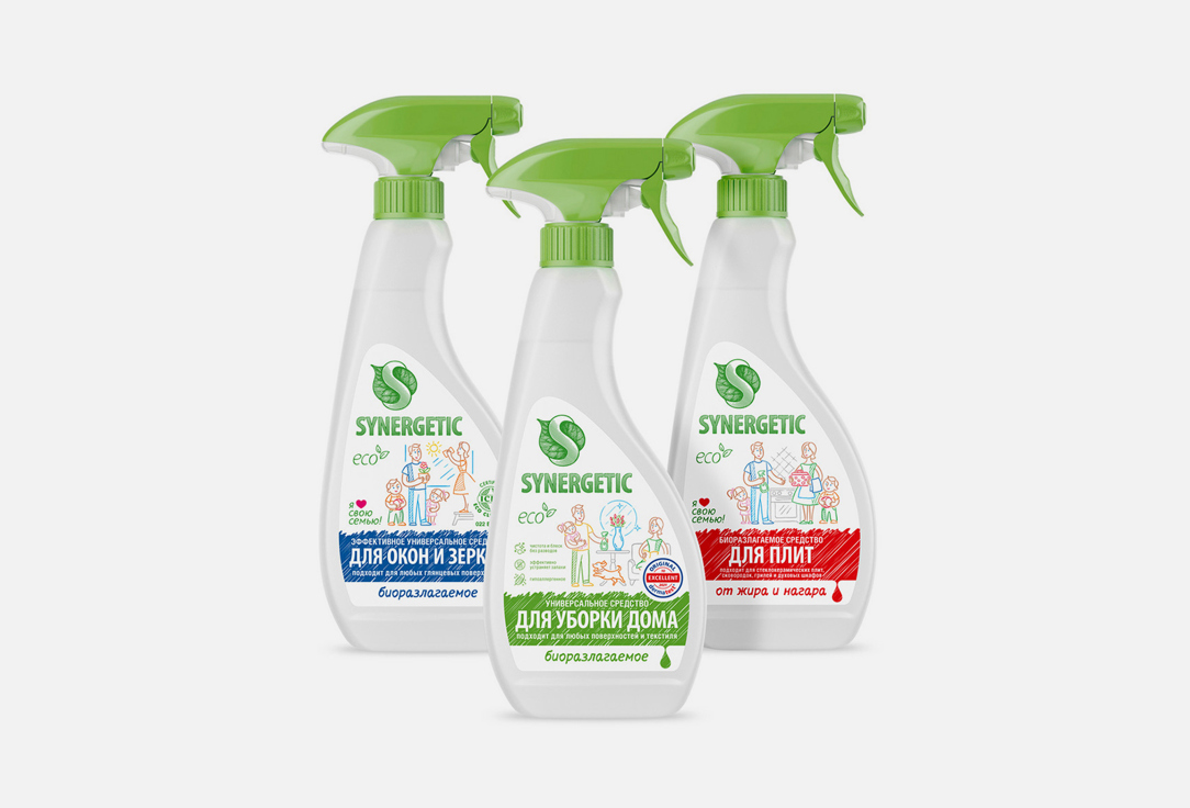 

Набор для дома SYNERGETIC, Сияющая поверхность 1 шт