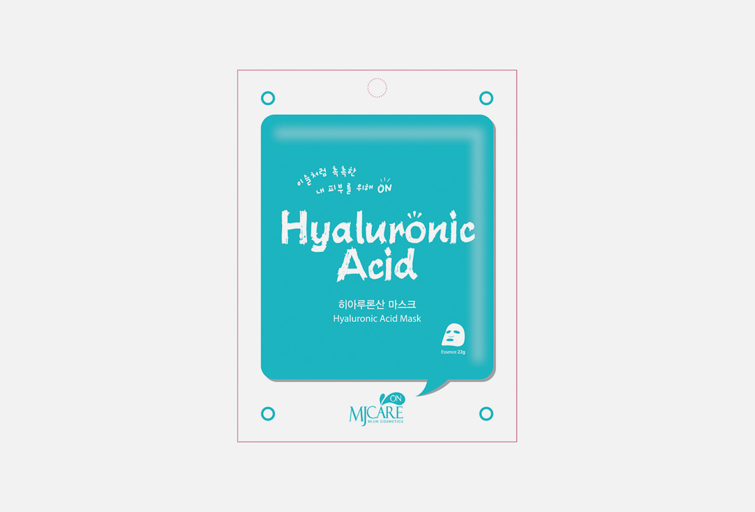цена Тканевая маска для лица MIJIN CARE Hyaluronic Acid 22 г