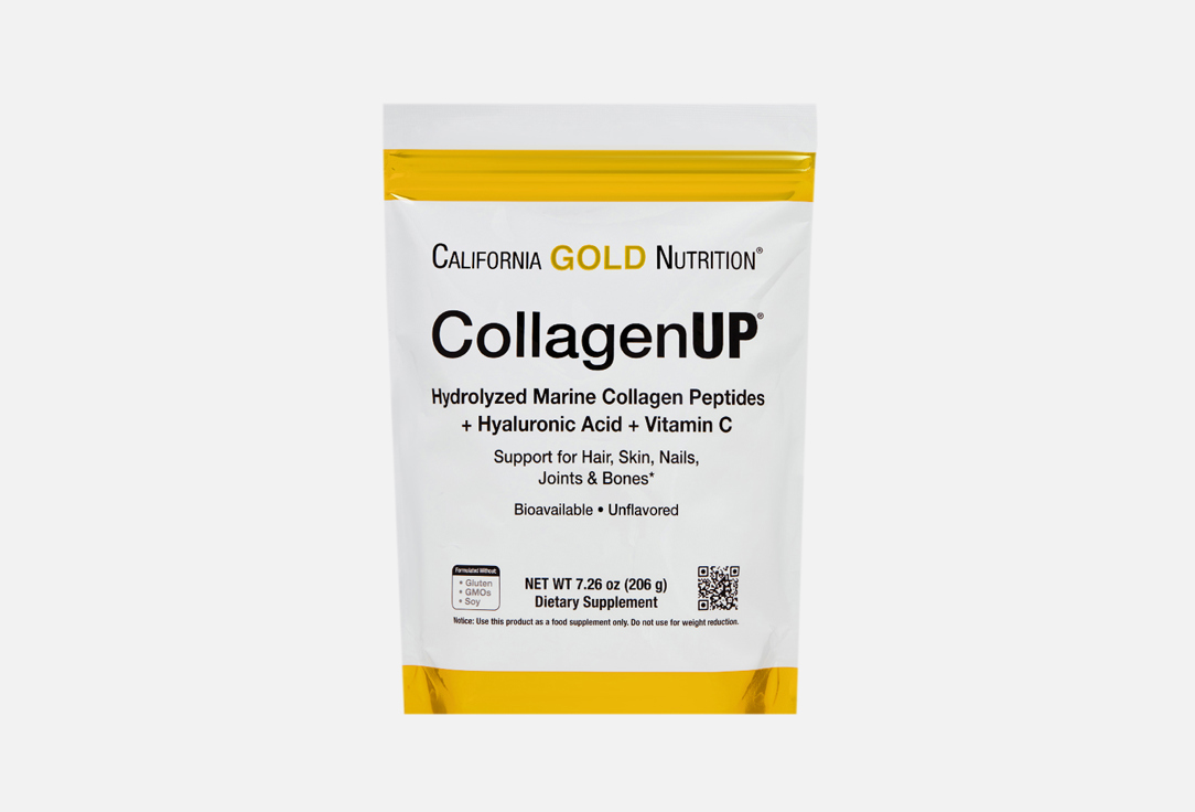 Изображение товара БАД для волос и ногтей с коллагеном гиалуроновой кислотой витамином C 90 мг 206 г